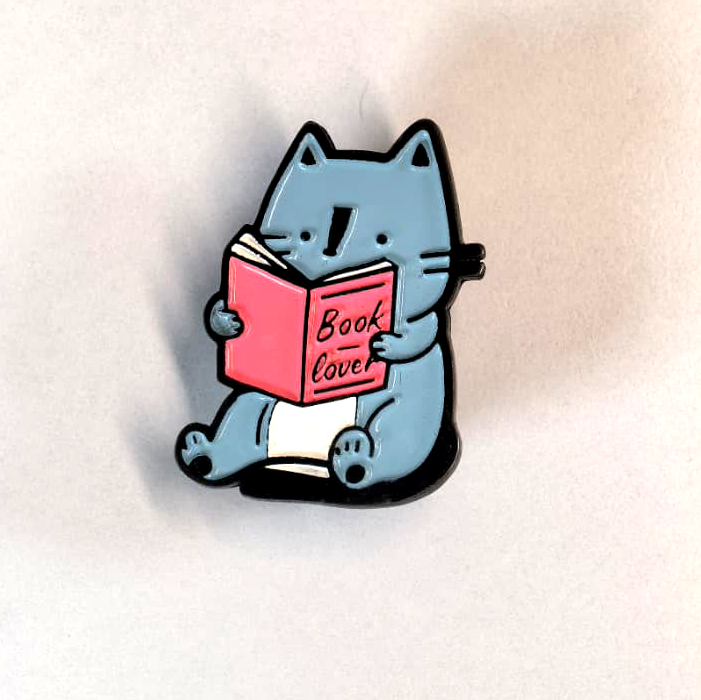 Pin metálico | Gatito Booklover - Image 2