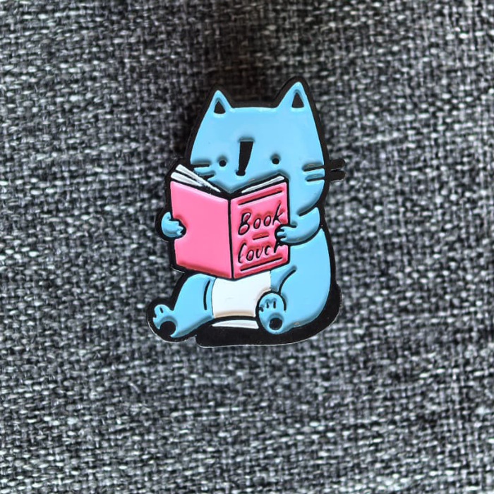 Pin metálico | Gatito Booklover - Image 5