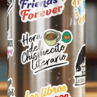 Sticker | Hora del chismecito literario