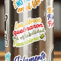 Sticker | Los libros quebraron mi estabilidad financiera